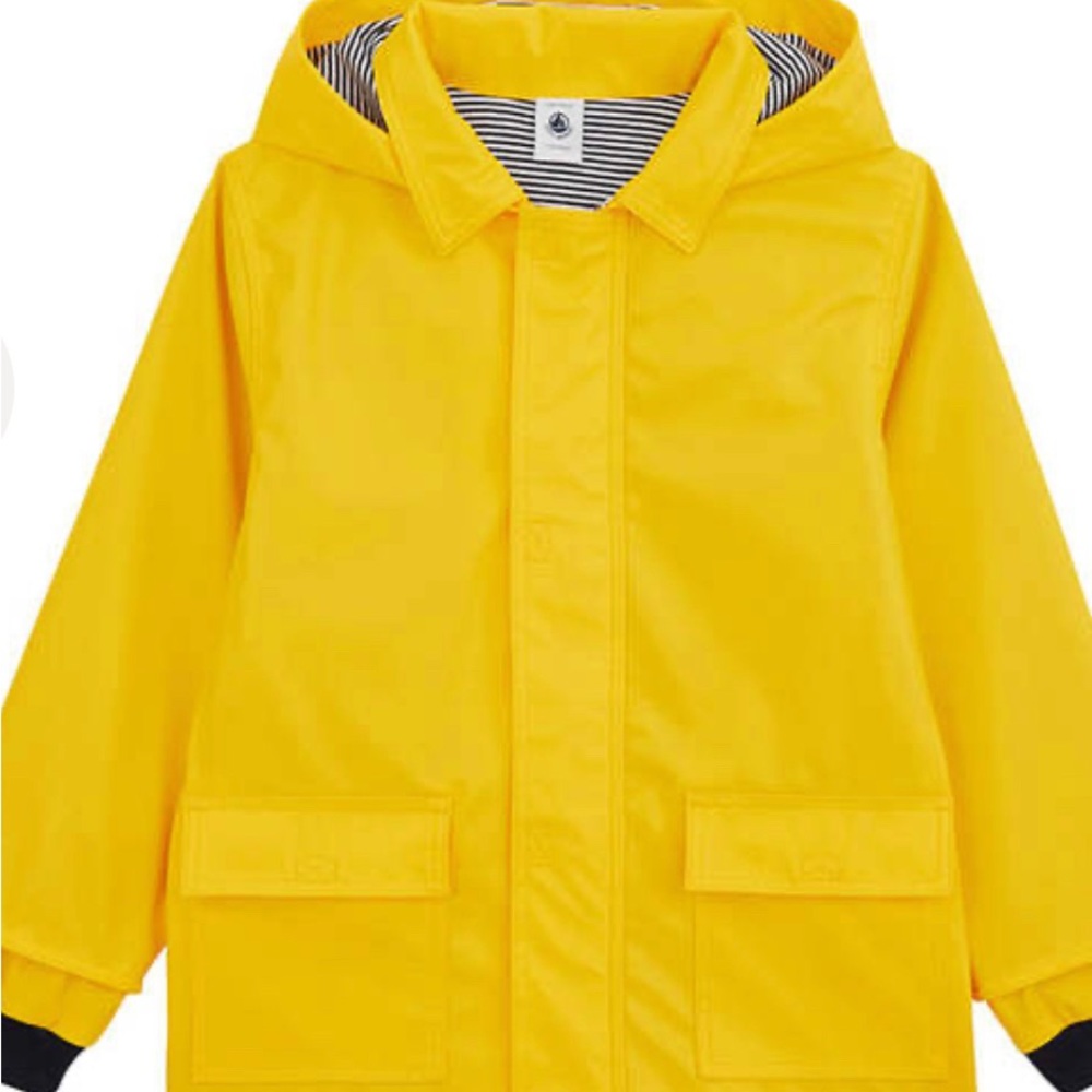 Petit Bateau 24 month Yellow Raincoat | Jacket, Spring Coat